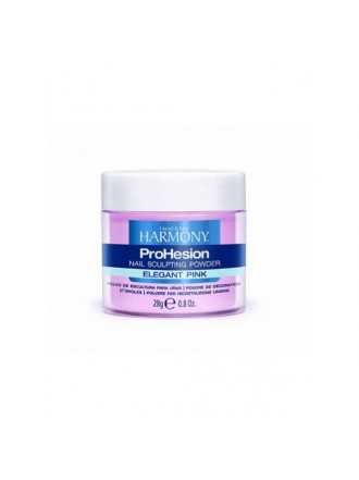 HARMONY ProHesion Elegant Pink Powder, 28 g - прозрачно-розовая акриловая пудра, 28 г