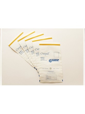 Крафт пакеты для стерилизации Винар Стерит 100 штук 115х245 мм (белые)