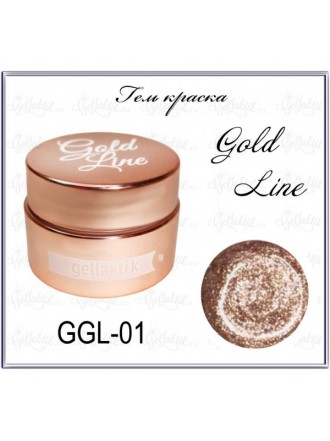 GELLAKTIK GOLD LINE GGL-01 Гель краска 7 гр