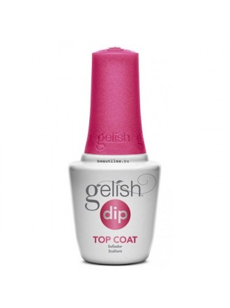 Gelish DIP Top Coat, 15 ml - шаг 4 - верхнее покрытие