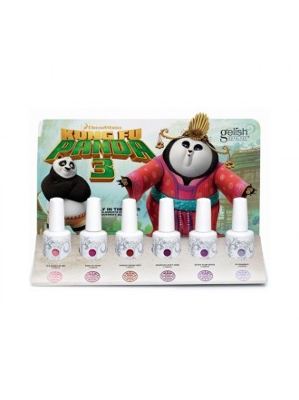 GELISH Kung Fu Panda Collection 6pc - коллекция гель-лаков Kung Fu Panda (6 шт по 15 мл)