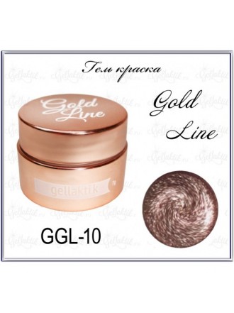 GELLAKTIK GOLD LINE GGL-10 Гель краска 7 гр