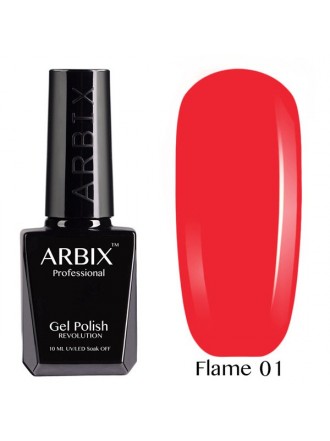 Гель-лак Arbix Flame №01 Алое Пламя