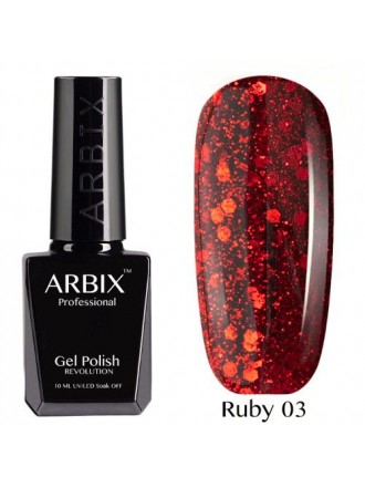 Гель-лак Arbix Ruby №03 Испания