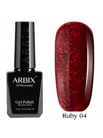 Гель-лак Arbix Ruby №04 Соус Чили