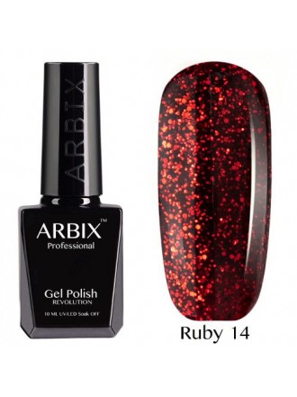 Гель-лак Arbix Ruby №14 Огненный Феникс