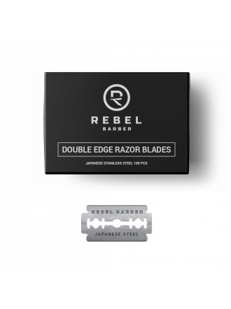 Классические сменные лезвия REBEL BARBER Double Edge Blade 100 шт.